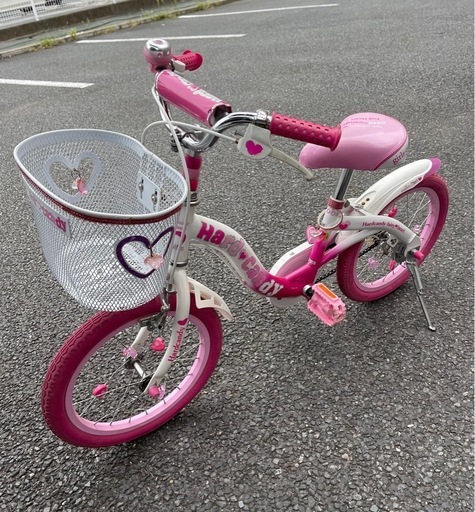 【整備済】子供用自転車16インチ（女の子ピンク系）