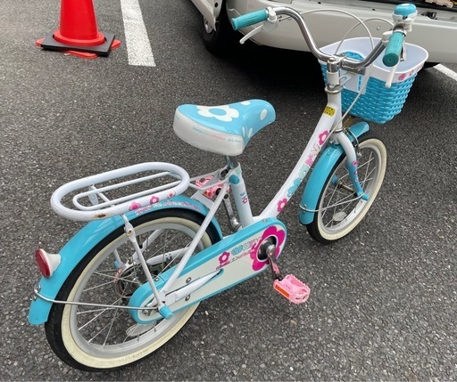 【整備済】子供用自転車16インチ（女の子水色系）