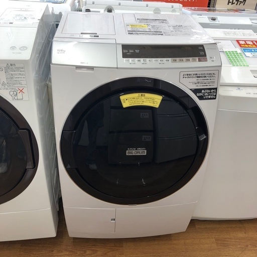 安心の6ヶ月保証付！！【HITACHI ドラム式洗濯乾燥機　BD-SX110E 2020年製　11.0kg】売ります！取りに来れる方限定！