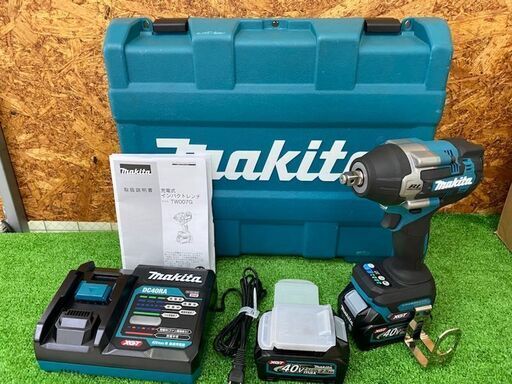 558 充電式インパクトレンチ makita マキタ TW007GRDX 40V 2.5Ah 中古美品