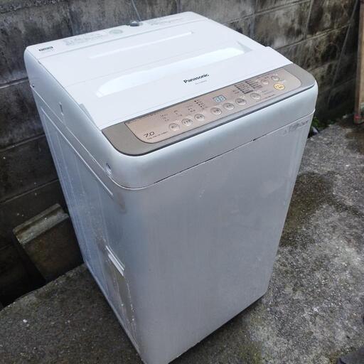 人気のPanasonic洗濯機7㌔　運搬可能