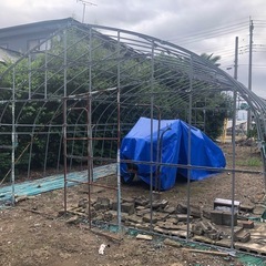 ビニールハウス骨組 受け渡し予定者決定