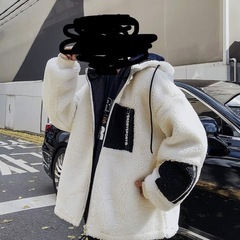 ボアジャケット もこもこ防寒 パーカー冬服［新品］