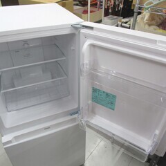 冷蔵庫 121L 2023年製 Haier JR-NF121B ホワイト ファン式 2ドア 右開きタイプ 単身 一人暮らし キッチン家電 100Lクラス ハイアール 苫小牧西店