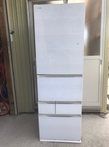 TOSHIBA 冷蔵庫 GR-R470GWL (UW) 465l 2019年製