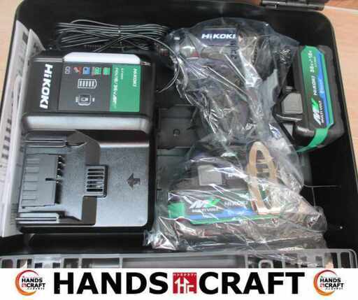 HiKOKI ハイコーキ WH36DC2XPDSZ インパクトドライバ 36Ｖ マルチバッテリー×2 充電器 未使用【ハンズクラフト宜野湾店】