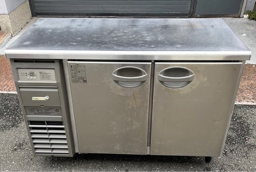 【動確済み】フクシマ 業務用冷凍冷蔵庫 YRC-121PE1 単相 100V 1200×600×800 台下冷凍冷蔵庫 コールドテーブル 厨房機材 大阪