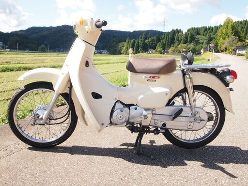 人気クリーム色スーパーカブ走行少ないホンダカブ110実働不具合無し富山、石川、金沢