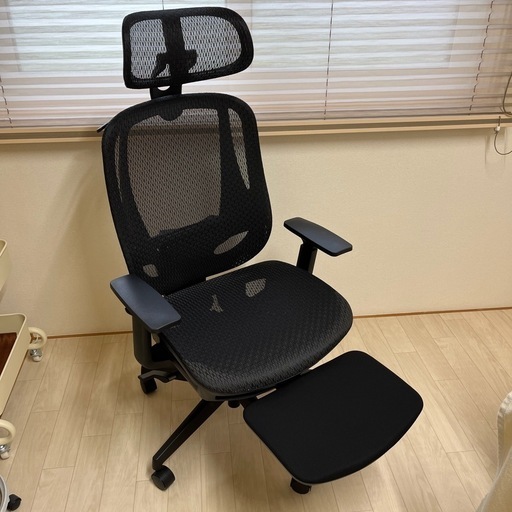 【ほぼ未使用】ニトリ オフィスチェア OC503フットレスト付　定価29,900円