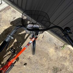 ジモティ来店特価!! 軽快車 アサヒサイクル 26インチ オレンジ J-1054