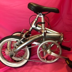 🌈 軽量コンパクト　14インチ  アルミ フォールディングバイク　　観光地の散策や電車通勤に！　　