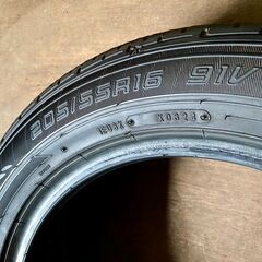 DUNLOP EC202 DIGI-TYRE 205/55R16 91V 中古タイヤ×4本セット