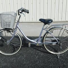 中古自転車多数販売中!　試乗して下さい!　早い者勝ち!　ご来店ください!　お買い得自転車　シティサイクル　24インチ　オートライト　お買い物に便利!!　売れてます!　早い者勝ち!　外観状態は全体的に極めて良好と思います!　m54