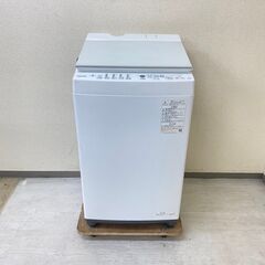 静音?】洗濯機 TOSHIBA 7kg 2022年製 AW-7DH1 インバータ風呂水ホース 