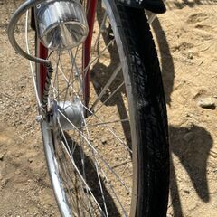 ジモティ来店特価!!　軽快車　SOUTHERNPORT　レッド　27インチ　J-1060