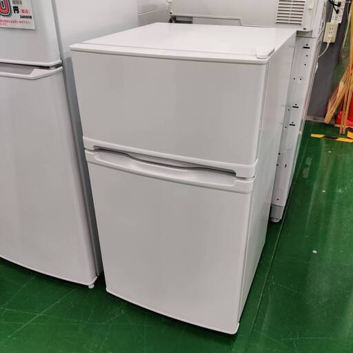 【愛品倶楽部柏店】 保証充実 maxzen (マクスゼン) 2023年製 85L 2ドア 冷凍冷蔵庫 JR085HM01WH