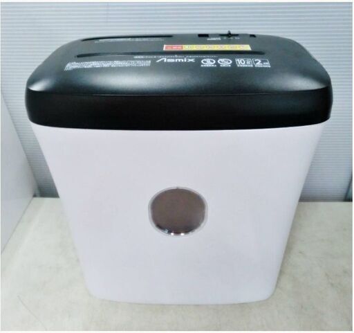 きれい　ASMiX クロスカットシュレッダー　S36C/SA36C 動作良好　ハンドルつき　A4　容量約18　CD・DVD約25枚　カード約60枚　アスカ