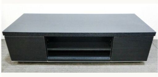 アイリスオーヤマ　AVボード　テレビ台　BAB-100　ボックスタイプ　TVラック　テレビボード　ローボード　幅100㎝　ブラックオーク