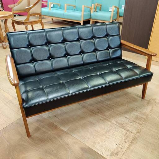 【愛品倶楽部柏店】カリモク60 2人掛けソファ Kチェア 2シーター karimoku