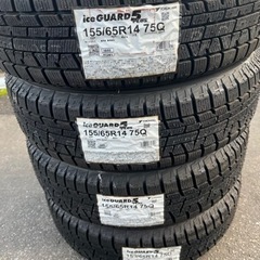 軽自動車新品冬タイヤ14インチ、ホイールセット