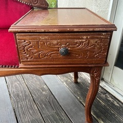 テレフォンチェア テレフォンベンチ 猫脚 イタリア アンティーク