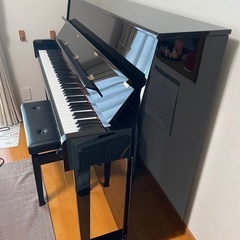 KAWAI アップライトピアノ 88鍵 黒 良好状態 椅子付き　Kb-15J