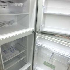 ②日立 冷蔵庫 203L 2016年製 2ドア HITACHI R-20FA シルバー 200Lクラス 札幌 西野店