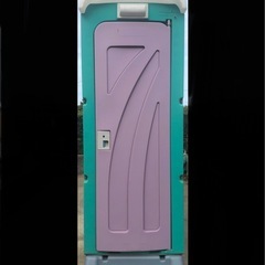 中古美品旭ハウス製仮設トイレ汲み取り式 -東芝テックレジMA-700