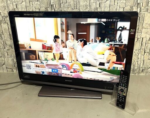 【G616】シャープ/SHARP/アクオス/AQUOS/LC-32DR3/32インチ/内蔵ブルーレイ/テレビ/リモコン付/液晶テレビ