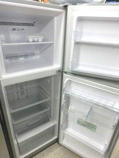 ③日立 冷蔵庫 203L 2017年製 2ドア HITACHI R-20FA シルバー 200L