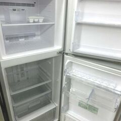 ③日立 冷蔵庫 203L 2017年製 2ドア HITACHI R-20FA シルバー 200L  