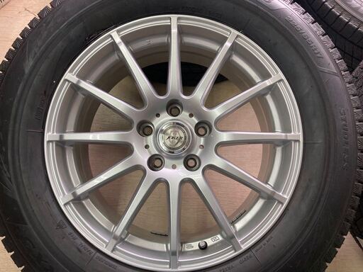 1台分限定!!未使用ブリザックVRX3付き!!225/65R17◇ウェッズ 