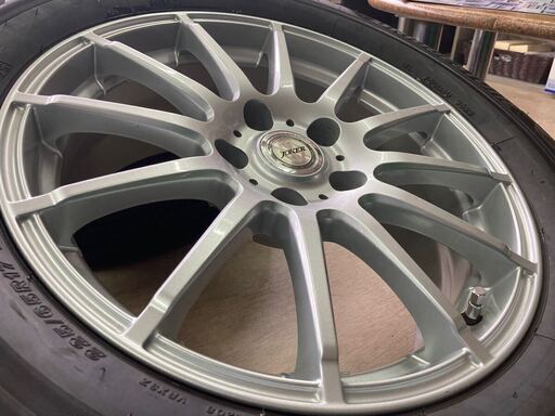 1台分限定!!未使用ブリザックVRX3付き!!225/65R17◇ウェッズ 