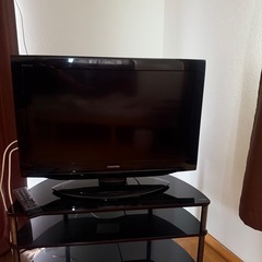 TOSHIBA  32型テレビ エレコムテレビ台セット