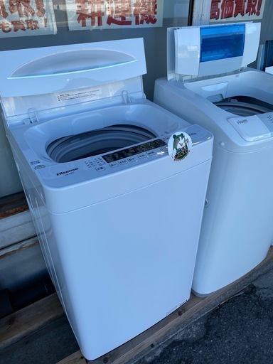 入荷！【キレイ目!洗濯機】ハイセンス 4.5kg 2024年製【洗濯機･冷蔵庫 高価買取アールワン田川】