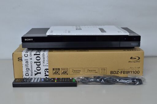 中古良品 SONY ブルーレイディスクレコーダー BDZ-FBW 確認済 2021年製
