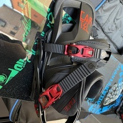 スノーボード011Artistic double ビンディング　Burtonカーテル　ケースセット  