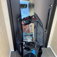 スノーボード011Artistic double ビンディング　Burtonカーテル　ケースセット  