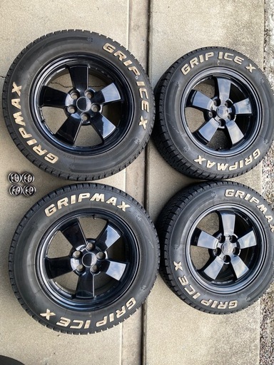 30系 プリウス用スタッドレス付アルミ 15インチ 4本 トヨタ流用にも