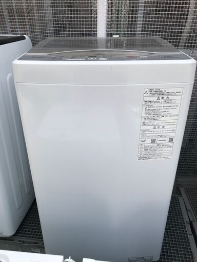 【FU1112】★N▲アクア AQUA 全自動洗濯機 ホワイト AQW-S5N-W [洗濯5.0kg /上開き] 生活家電 家電 一人暮らし コンパクト おしゃれ 簡易クリーニング済 堺市 【ジャングルジャングル深井店】