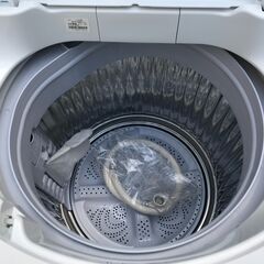 【FU1113】★シャープ[SHARP] ES-T712 全自動洗濯機 ホワイト 2022年製 7.0KG 生活家電 家電 大容量 大家族 ファミリー向け おしゃれ 簡易クリーニング済 堺市 【ジャングルジャングル深井店】　