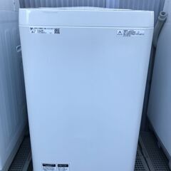 【FU1122】★シャープ SHARP 全自動洗濯機 幅56.5cm(ボディ幅52.0cm) 6kg ステンレス穴なし槽 ブラウン系 ES-GE6D-T 生活家電 家電 コンパクト おしゃれ 簡易クリーニング済 堺市 【ジャングルジャングル深井店】　