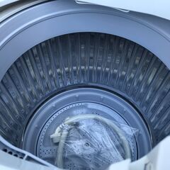 【FU1122】★シャープ SHARP 全自動洗濯機 幅56.5cm(ボディ幅52.0cm) 6kg ステンレス穴なし槽 ブラウン系 ES-GE6D-T 生活家電 家電 コンパクト おしゃれ 簡易クリーニング済 堺市 【ジャングルジャングル深井店】　