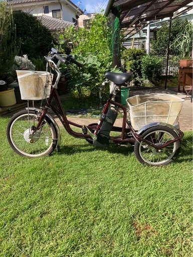 自転車 三連者