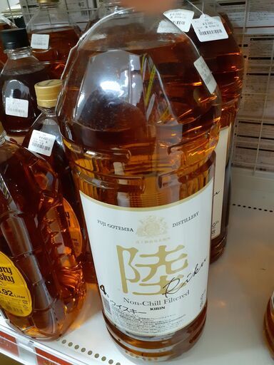 【A24】ウイスキー 陸 ：4000ml 50度