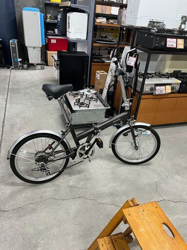 折畳自転車❕　6段変速❕　防犯登録いたします❕　H163