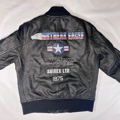 AVIREX MA-1 山羊革フライトジャケット