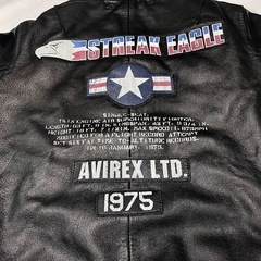 AVIREX MA-1 山羊革フライトジャケット