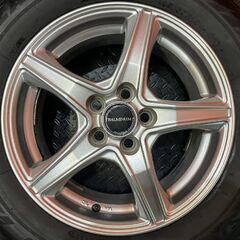 タイヤ走行短め【BS BLIZZAK VRX2 195/65R15】スタッドレス【BALMINUM 