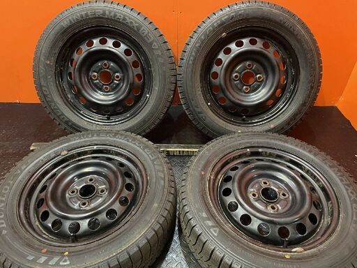 DUNLOP WM03 175/65R15】スタッドレス【スチールホイール 15インチ